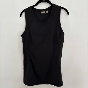 Zella Tank Top with Ribbed side detail Black Size M